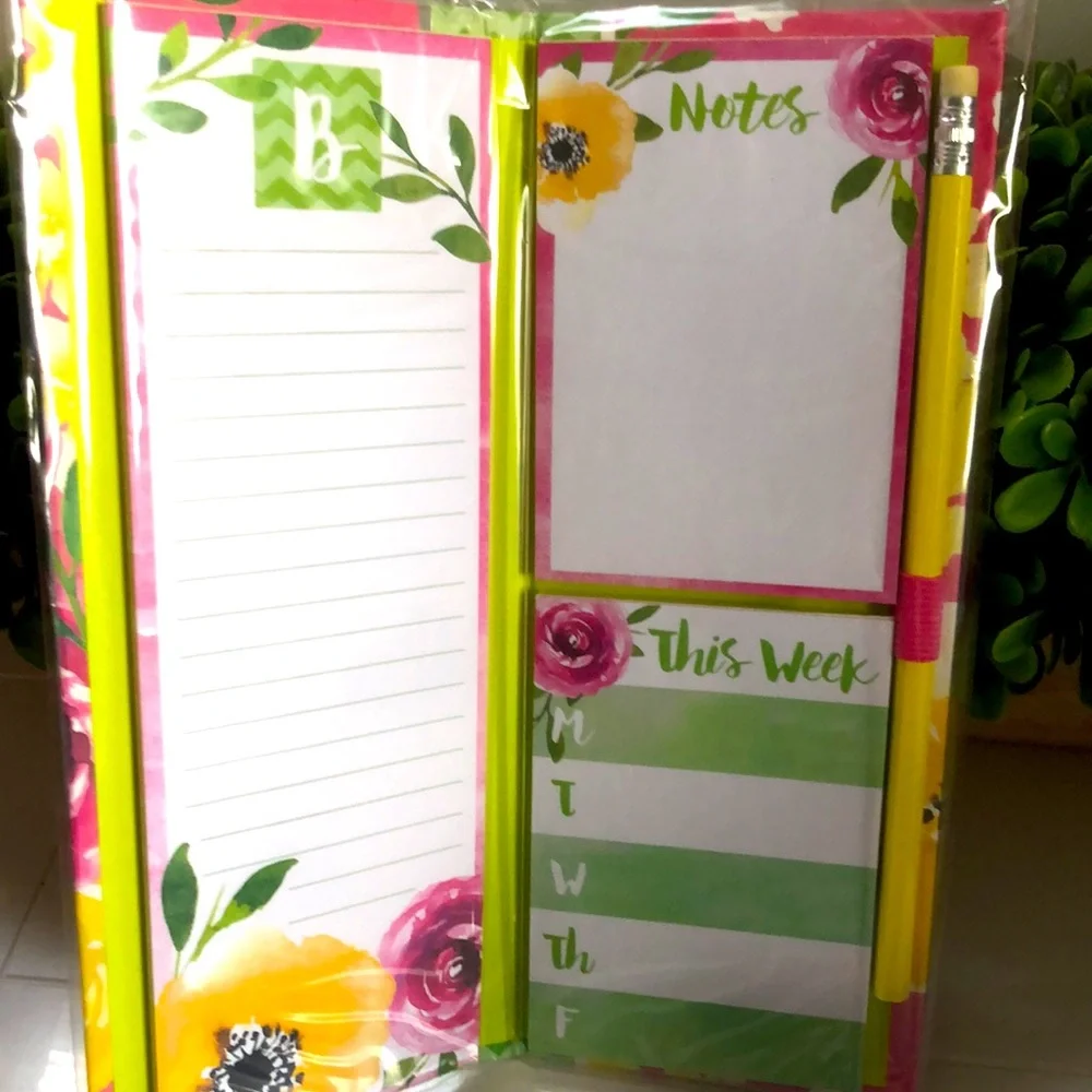 Floral Notebook/Planner Initialized with “B”!